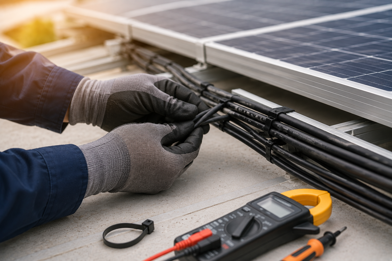Solar Cable Maintenance